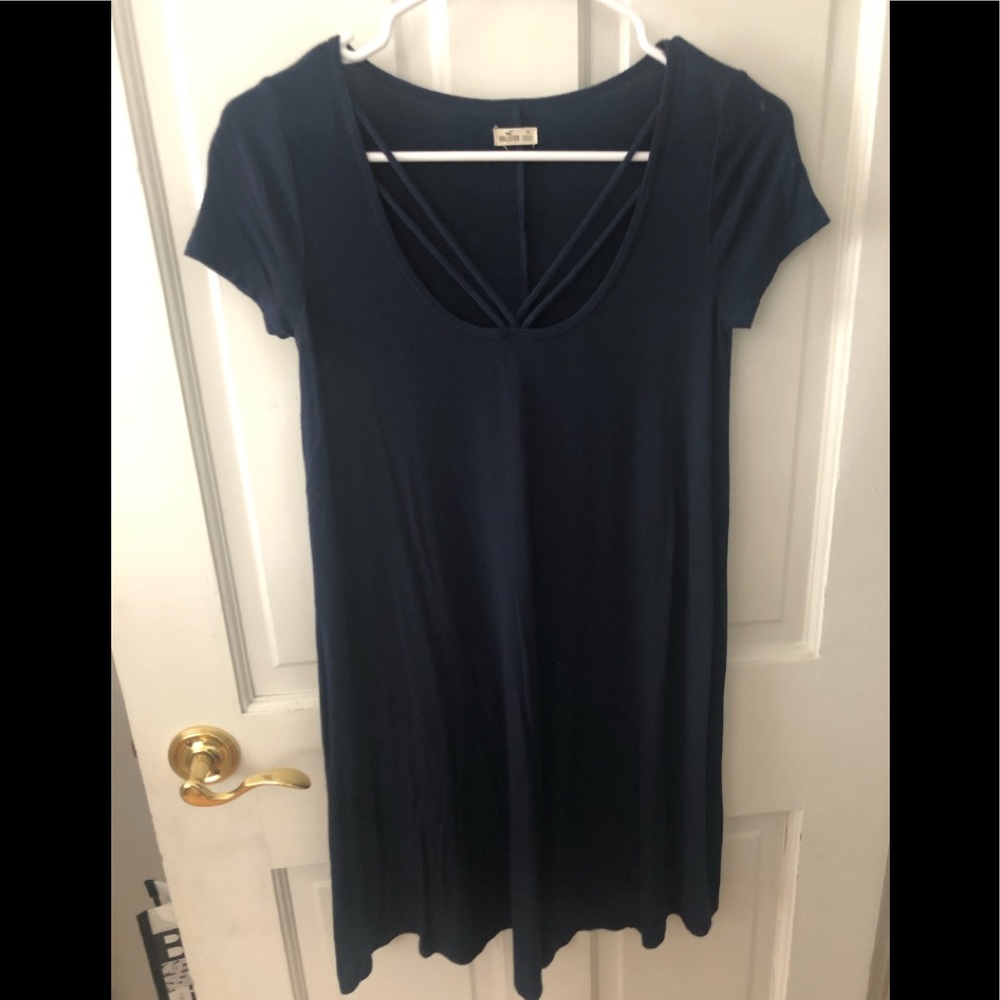 Navy hollister T-shirt dress